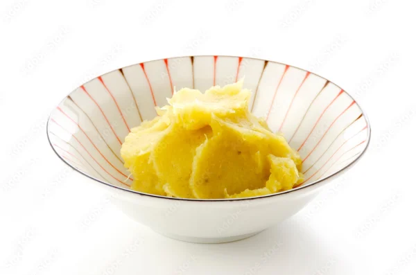 黄色い芋のペースト